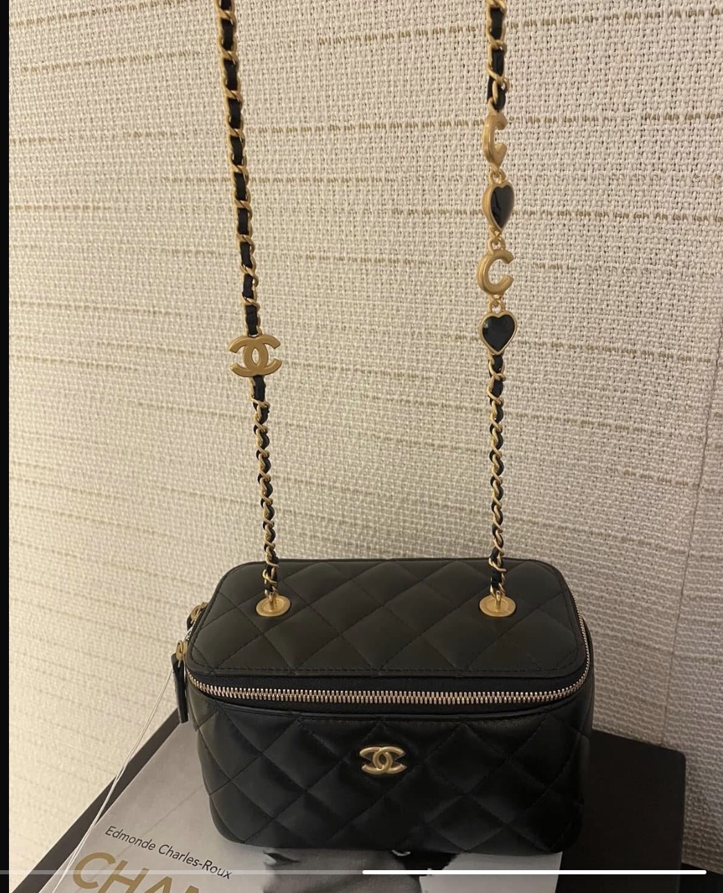 Chanel 香奈兒菱格紋長盒包
