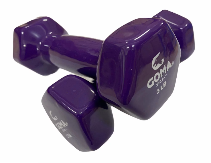 13VD303/3磅裝包膠柱狀啞鈴