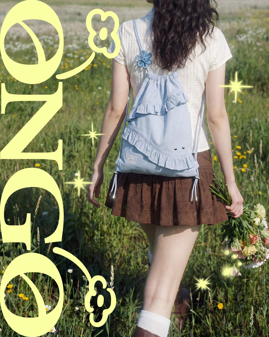 《Pre-Order》Flower Knot Ruffle Bag｜온고 ONGO old things never die (2026 Ver.)