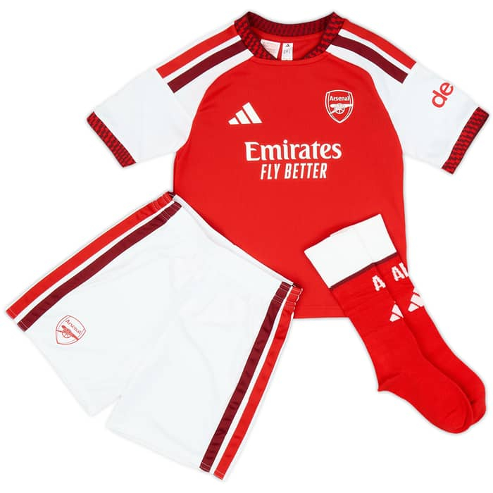 🔴⚪ Adidas Arsenal 阿仙奴 2026-27 主場球衣幼童套裝 KC2439