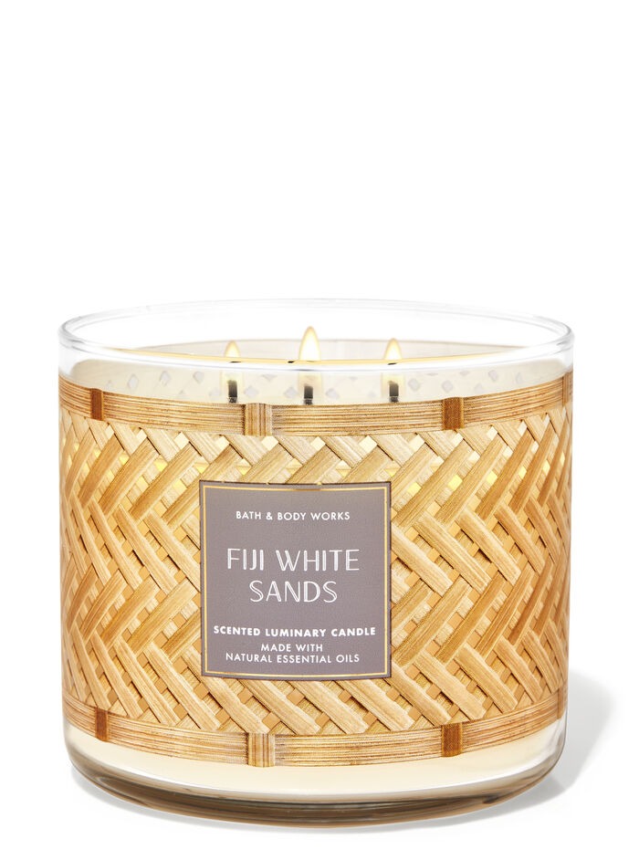 Fiji White Sand 3-Wick Candle