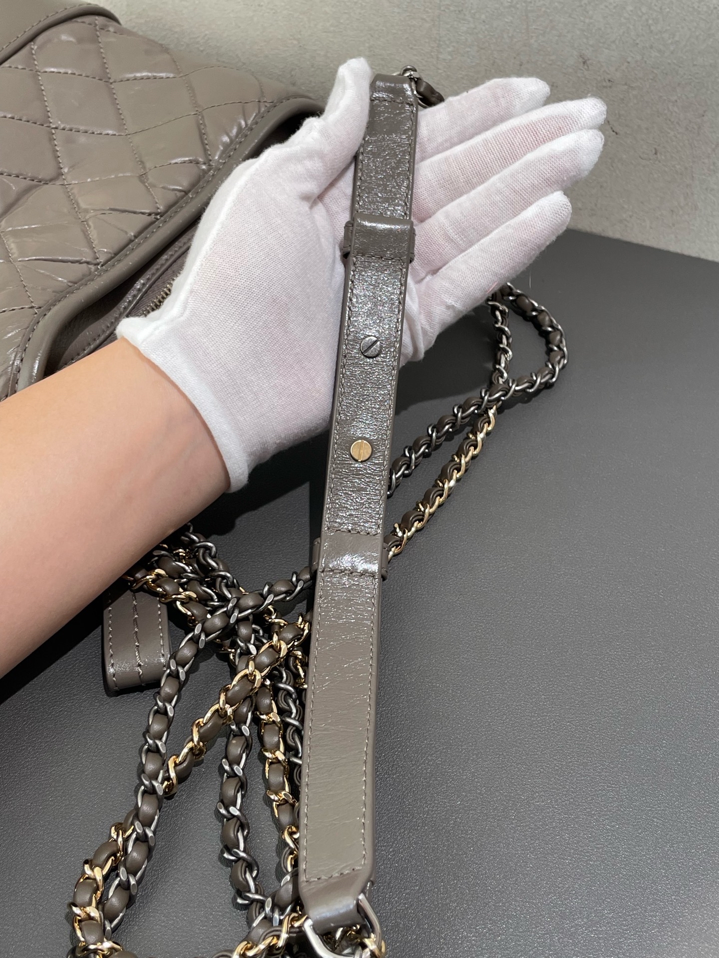 【預訂貨品】CHANEL 大象灰流浪包