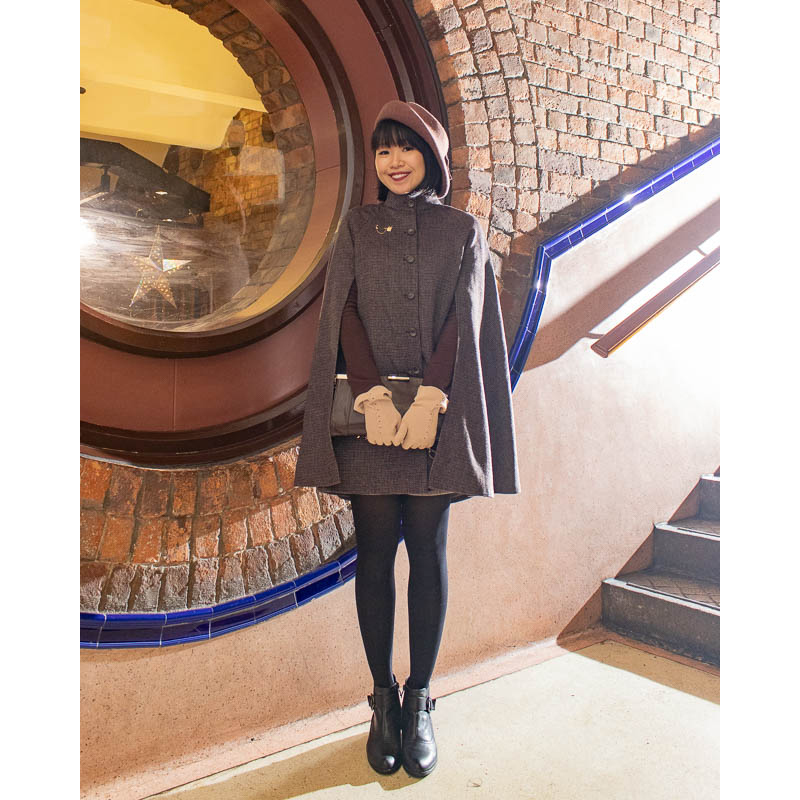 (Ready/Custom-Made)Vintage Style Classic Winter Cape Coat /Cape Jacket(FM168)
