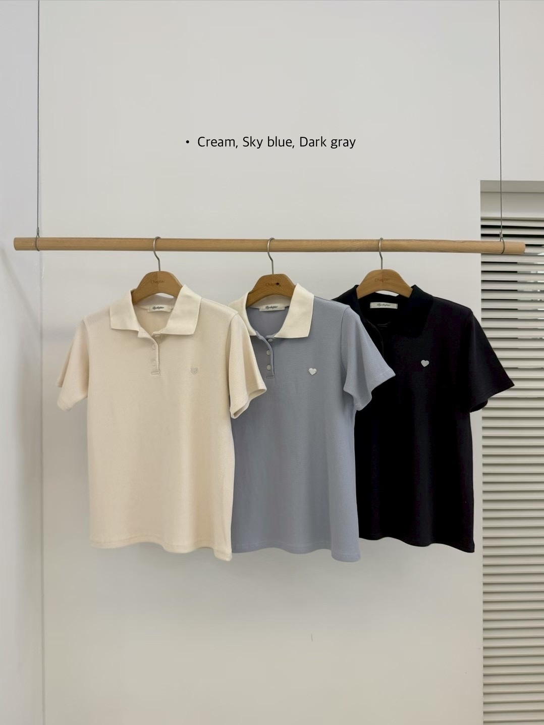 Non Live | Polo waffle Top