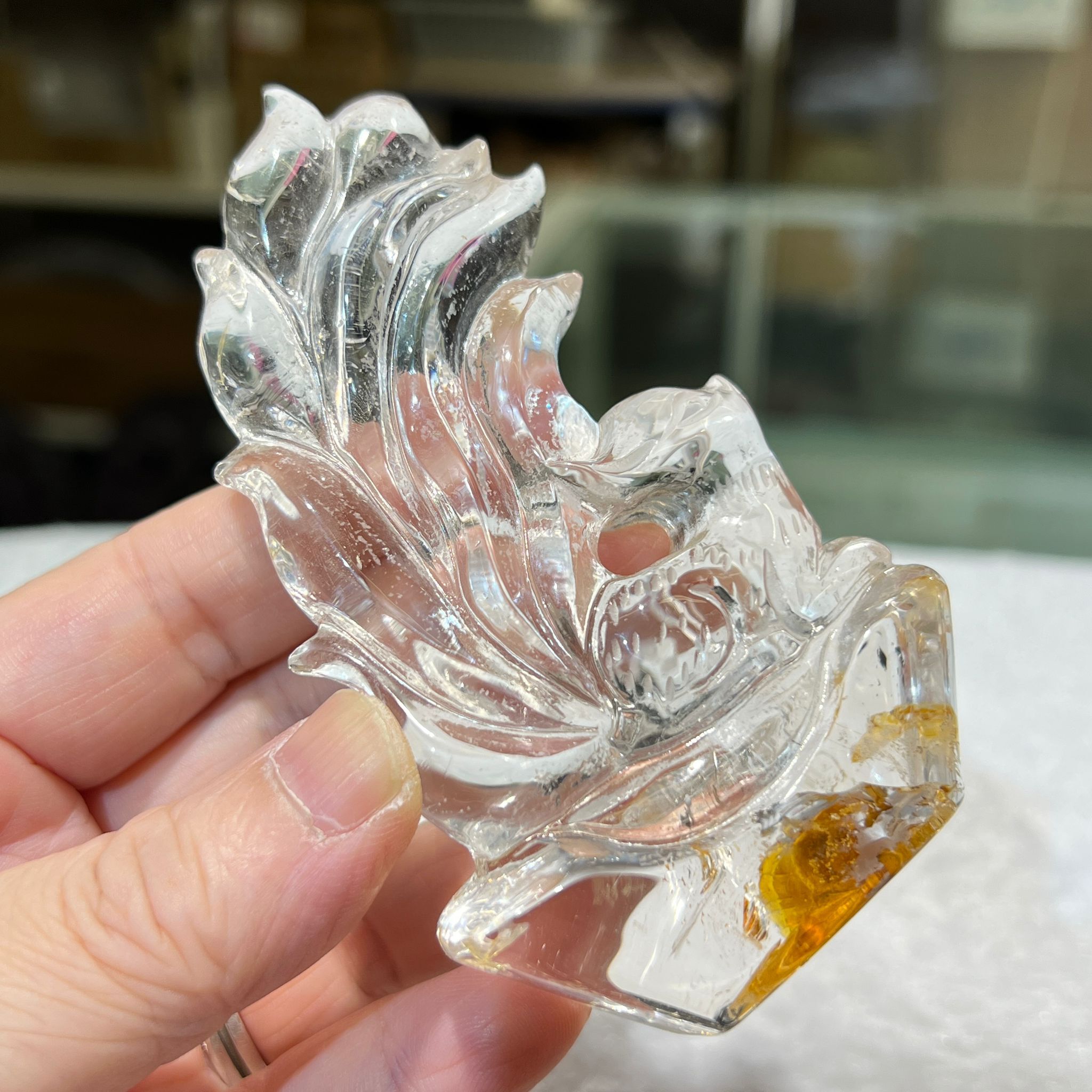 白水晶九尾狐 (連座) #4