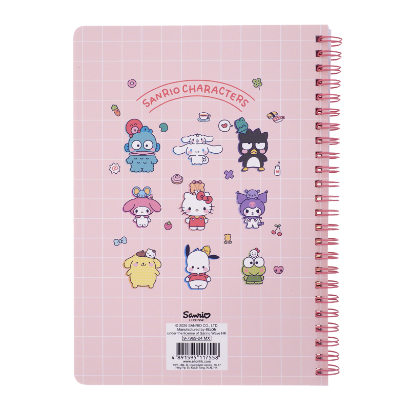 Mix Characters Wire-O Notebook 線圈簿