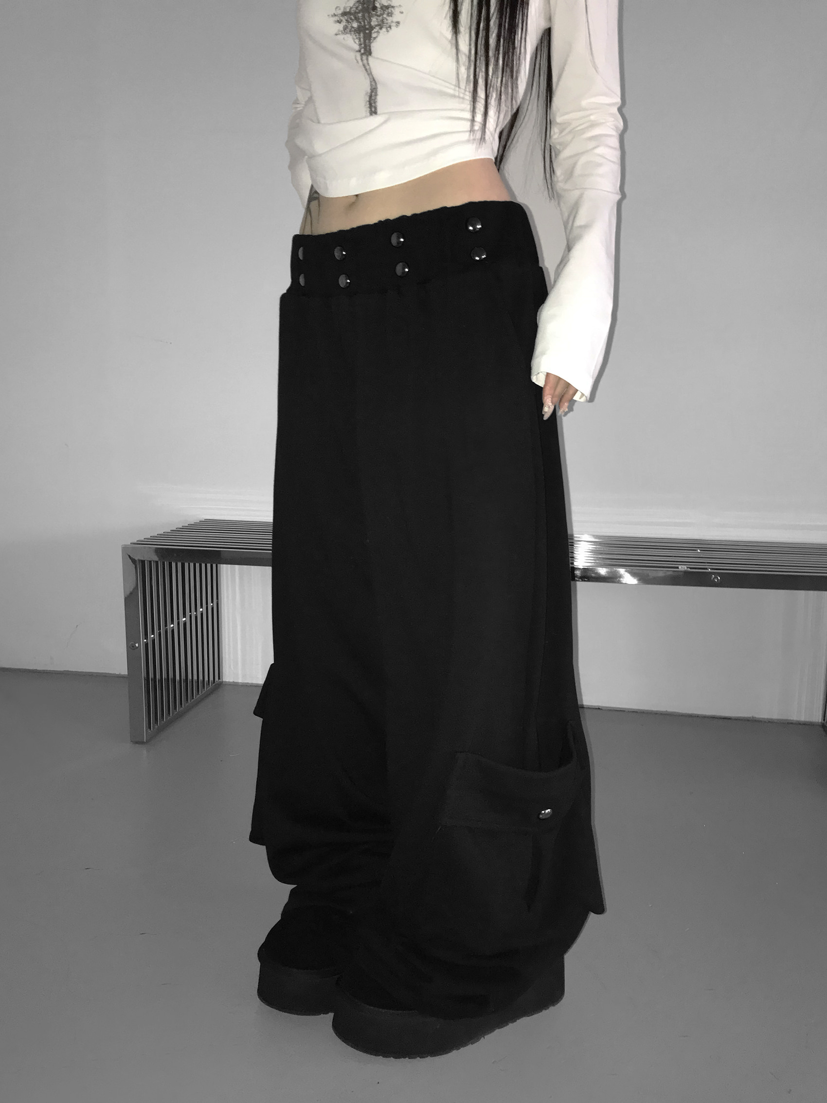 Nova Snap Wide-Leg Cargo Pants