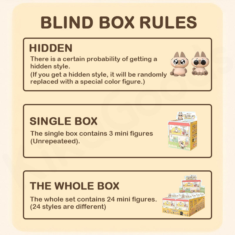 [Nobeko] 萌萌小豆子系列微型盲盒 (日版) | 件