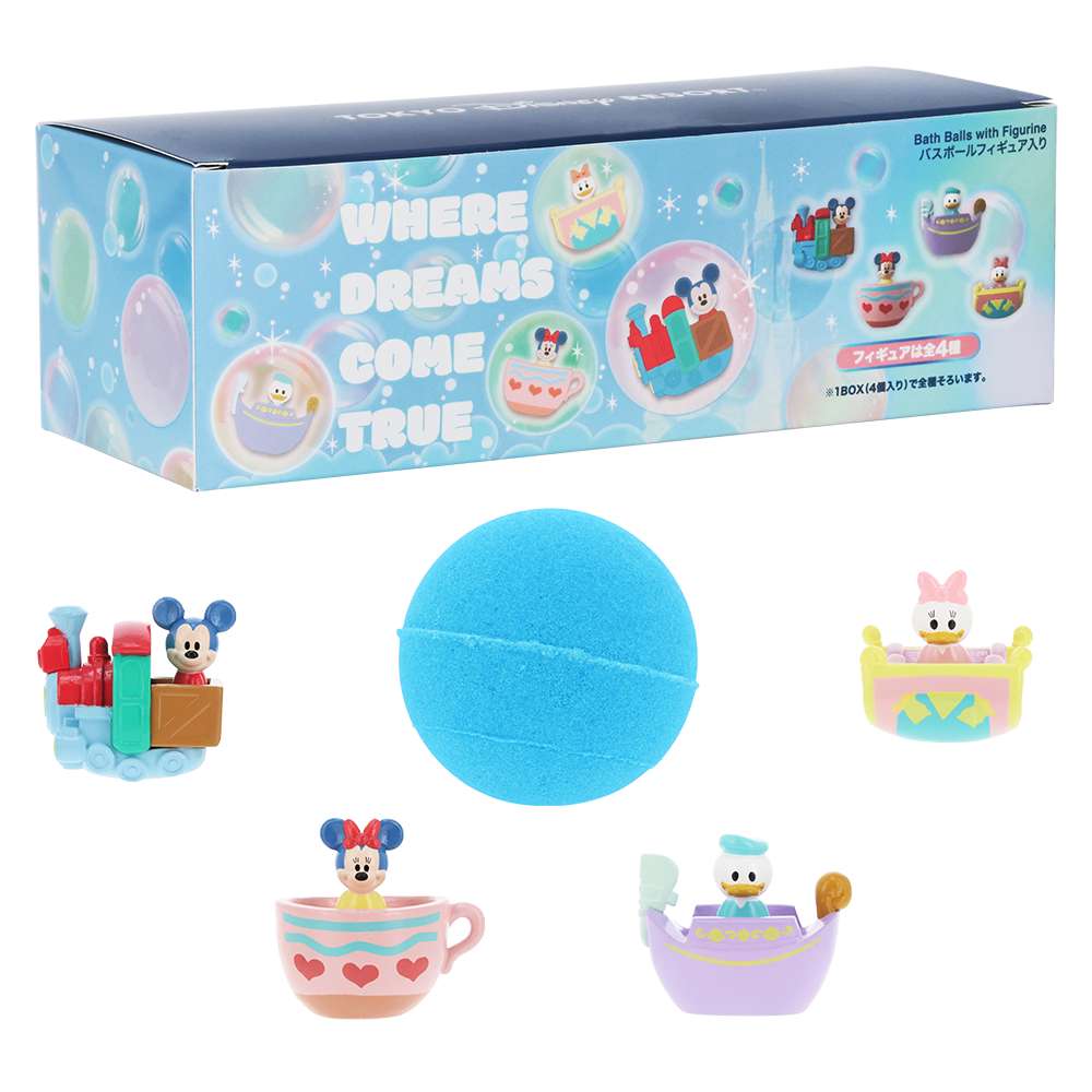 【預訂】TDR Disney Characters bath ball 4p