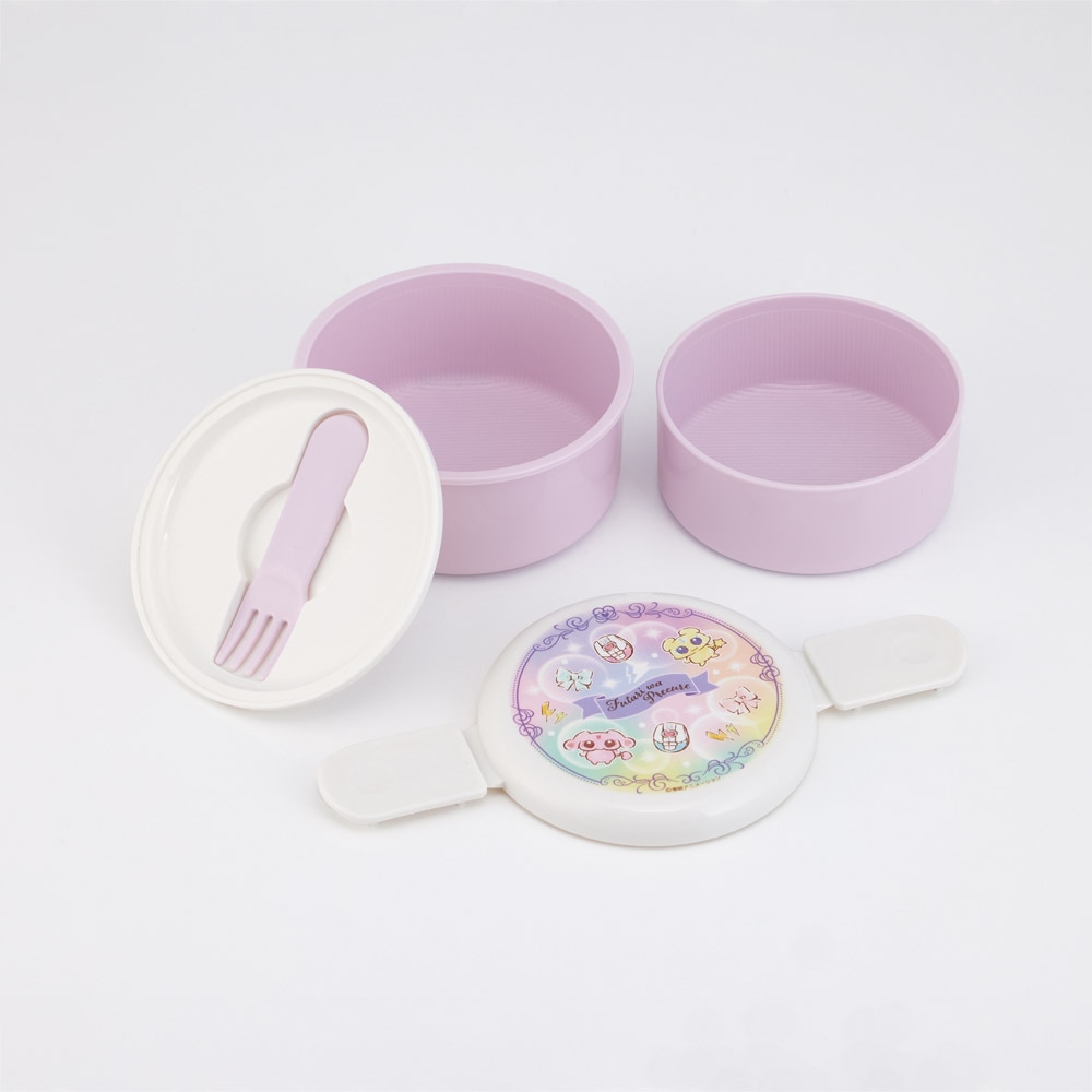 光之美少女 PreCure 2層圓型午餐盒 日本製 #P-PCG1060 [Skater] (PRE-ORDER) [2026/06]