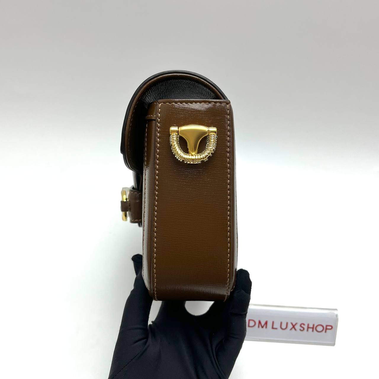 Gucci Horsebit 1955 GG Supreme Canvas Small Shoulder Bag