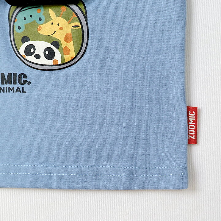 🇯🇵預訂 日本直送🇯🇵Zoomic兩色望遠鏡翻蓋前後印花撞色短袖T恤