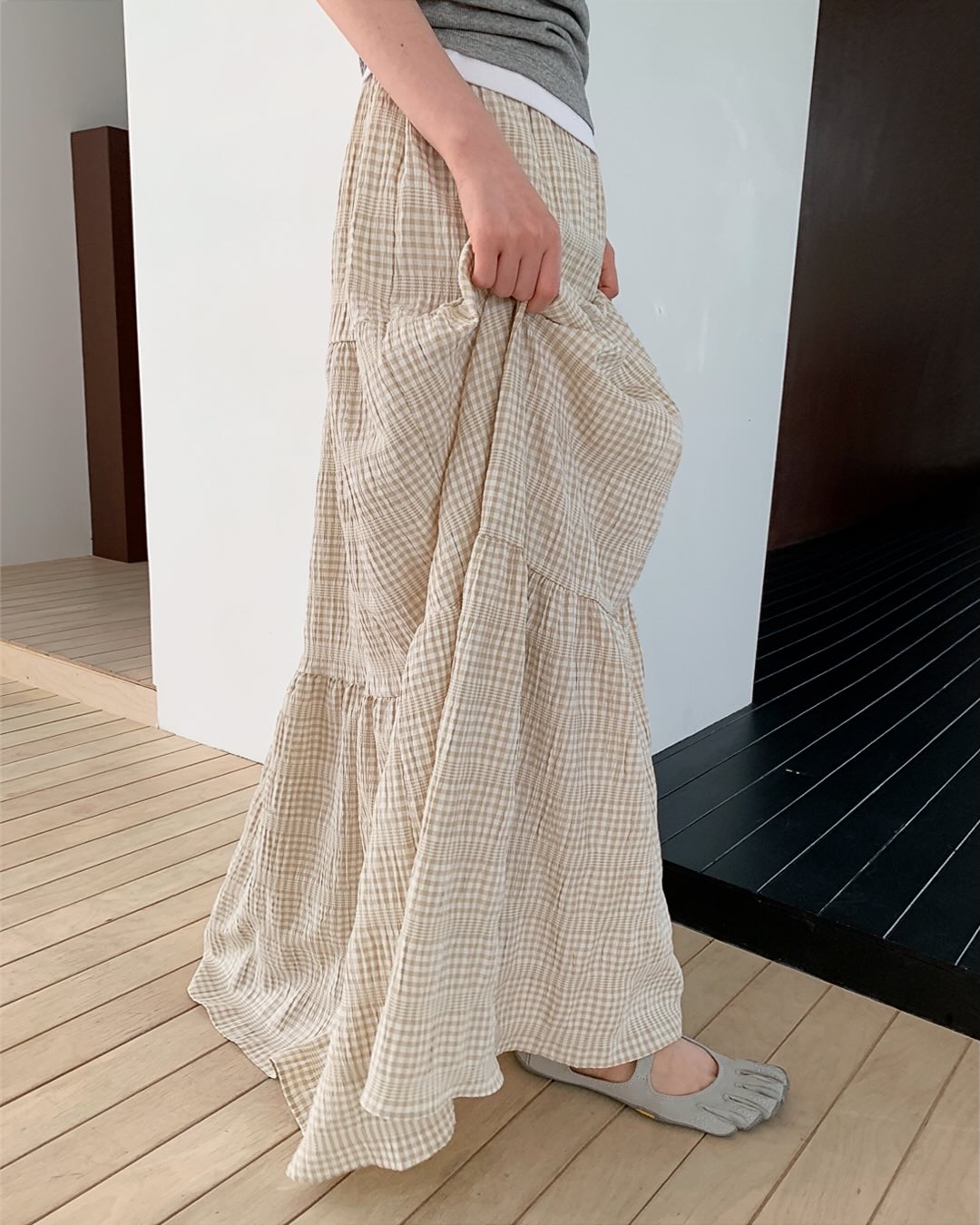 東大門女裝 | Check skirt