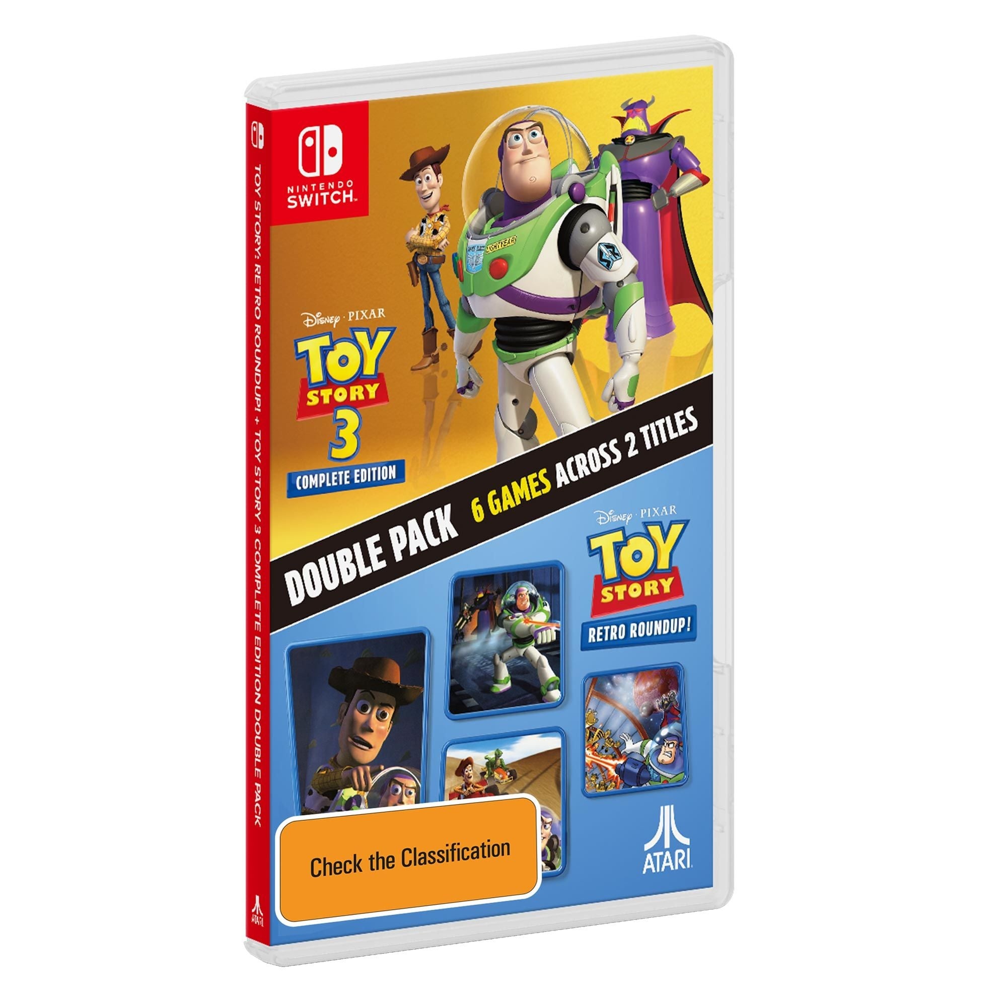 【預售 15/ 10】 玩具總動員：復古合輯 & 玩具總動員3：完整版 Toy Story: Retro Roundup! + Toy Story 3 Complete Edition Double Pack 中/英/日文  ( 日文封面 )