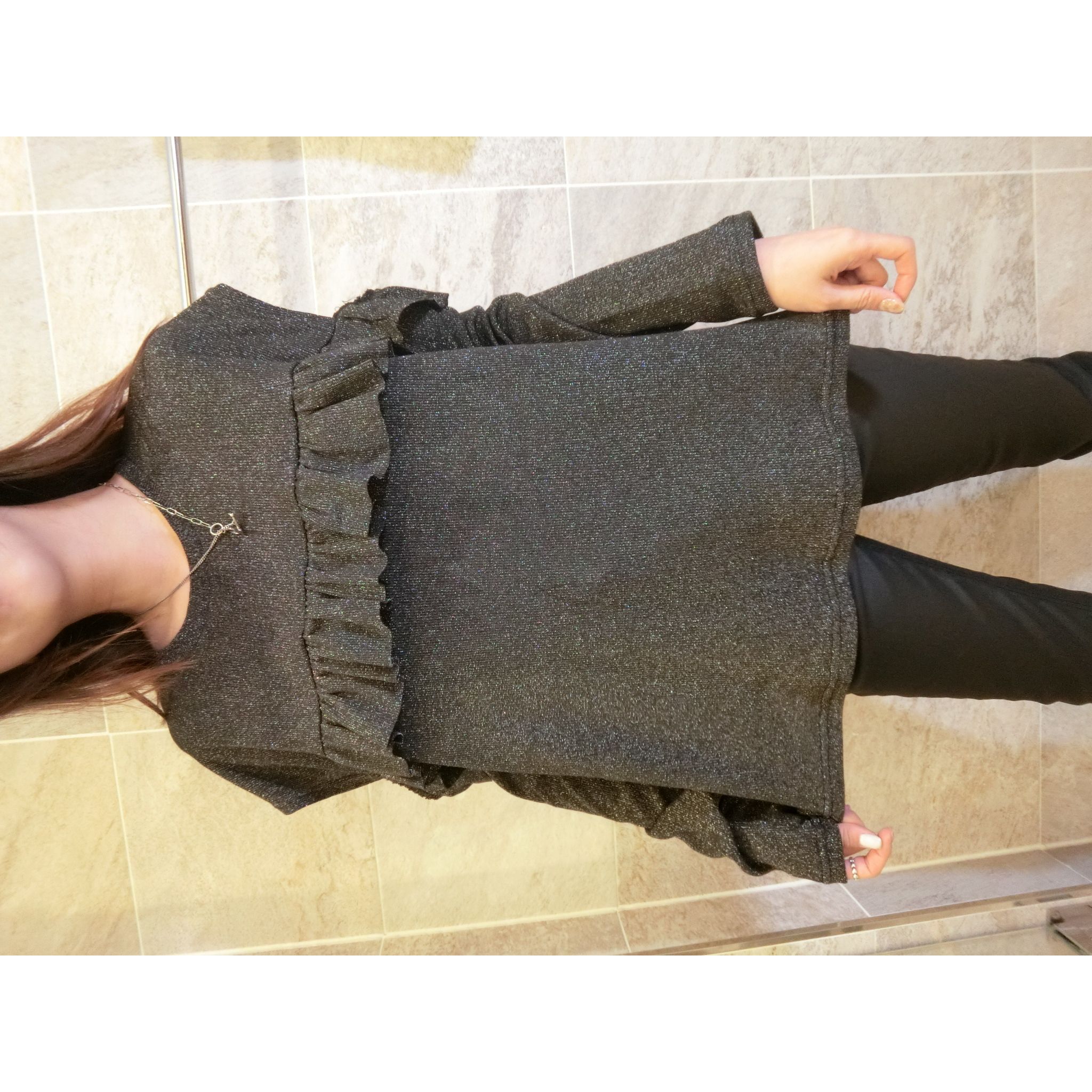 閃閃ruffle  線Top 