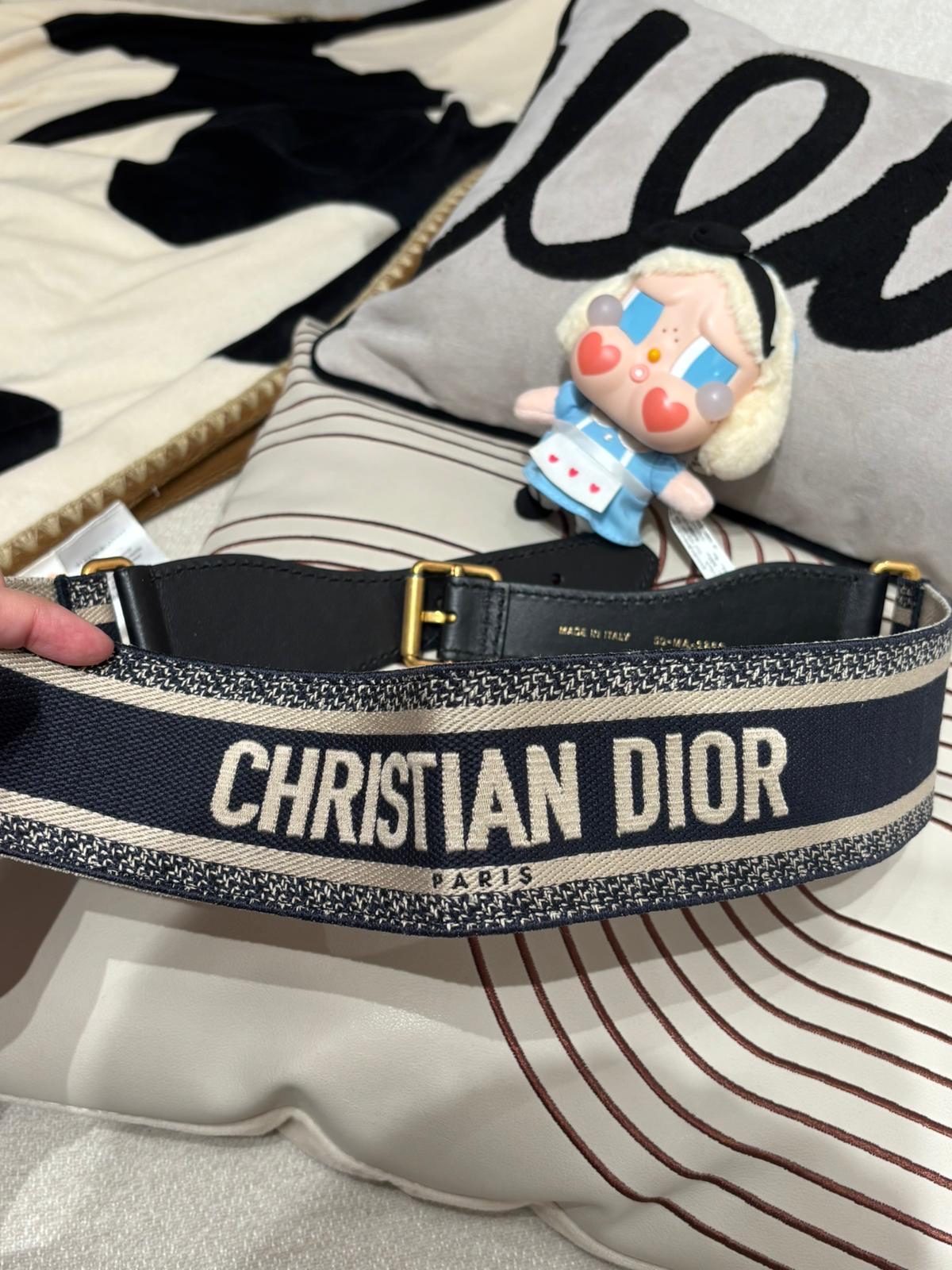 Dior Canvas Belt 100%Authentic, 95%New