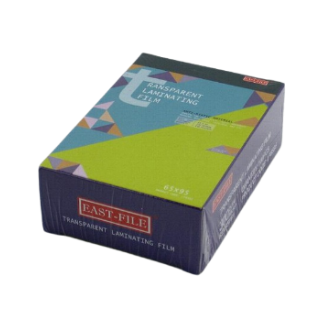 East-File 65 × 95 mm Laminating Film 150μ - Box of 100 Pcs