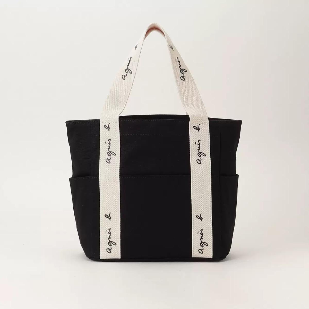 🟥BB00377🟥日本雜誌最新精品 agnès b帆布側孭袋