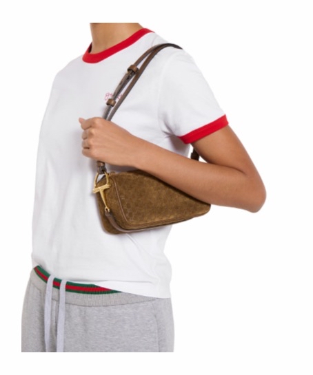 Gucci 女士 Gucci 半马衔迷你包均码码MINI、18.8cm*8.9cm*9.4cm