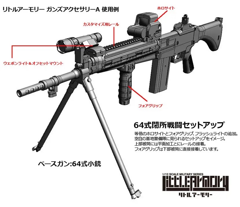 1/12 LITTLEARMORY [LD020] GUNS ACCESSORIES A