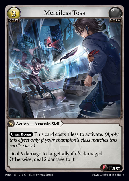 FOIL - Merciless Toss / PRD-076 (C)