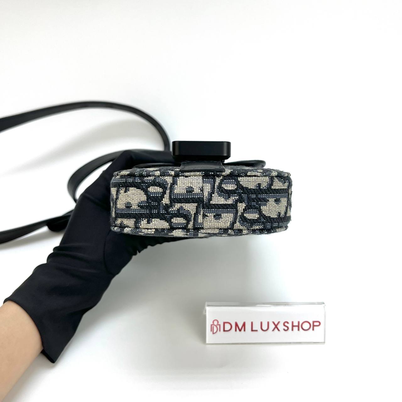 Dior Oblique Vertical Saddle Pouch