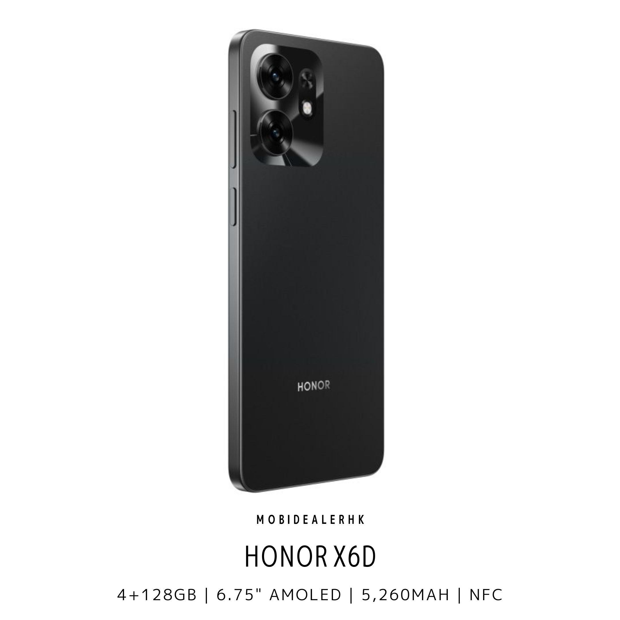 Honor X6D | 榮耀 X6D | 5G | 智能手機 | 4+128Gb | 6.75" AMOLED | 5,260mAh | NFC