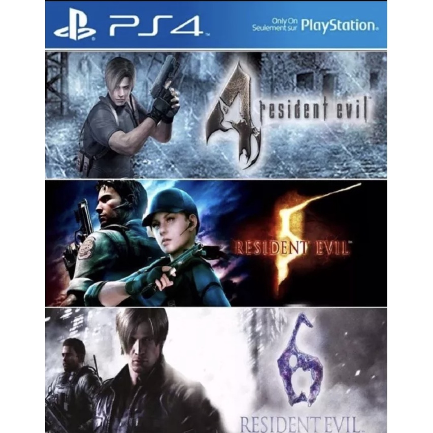 (🔥FLASH SALE🔥) Resident Evil Triple Pack Full Game (PS4 & PS5) Digital Download
