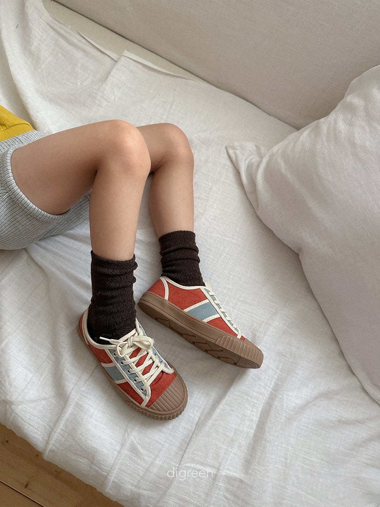 Digreen | eyelet sock set of 3