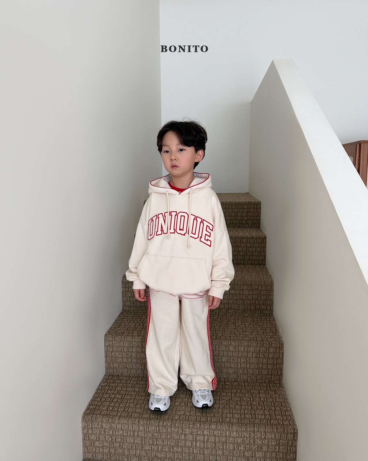 Bonito | 親子hoodie (Blue L 105-115)