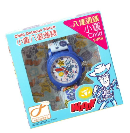 Toy story Child Octopus Watch-woody 小童八達通手錶
