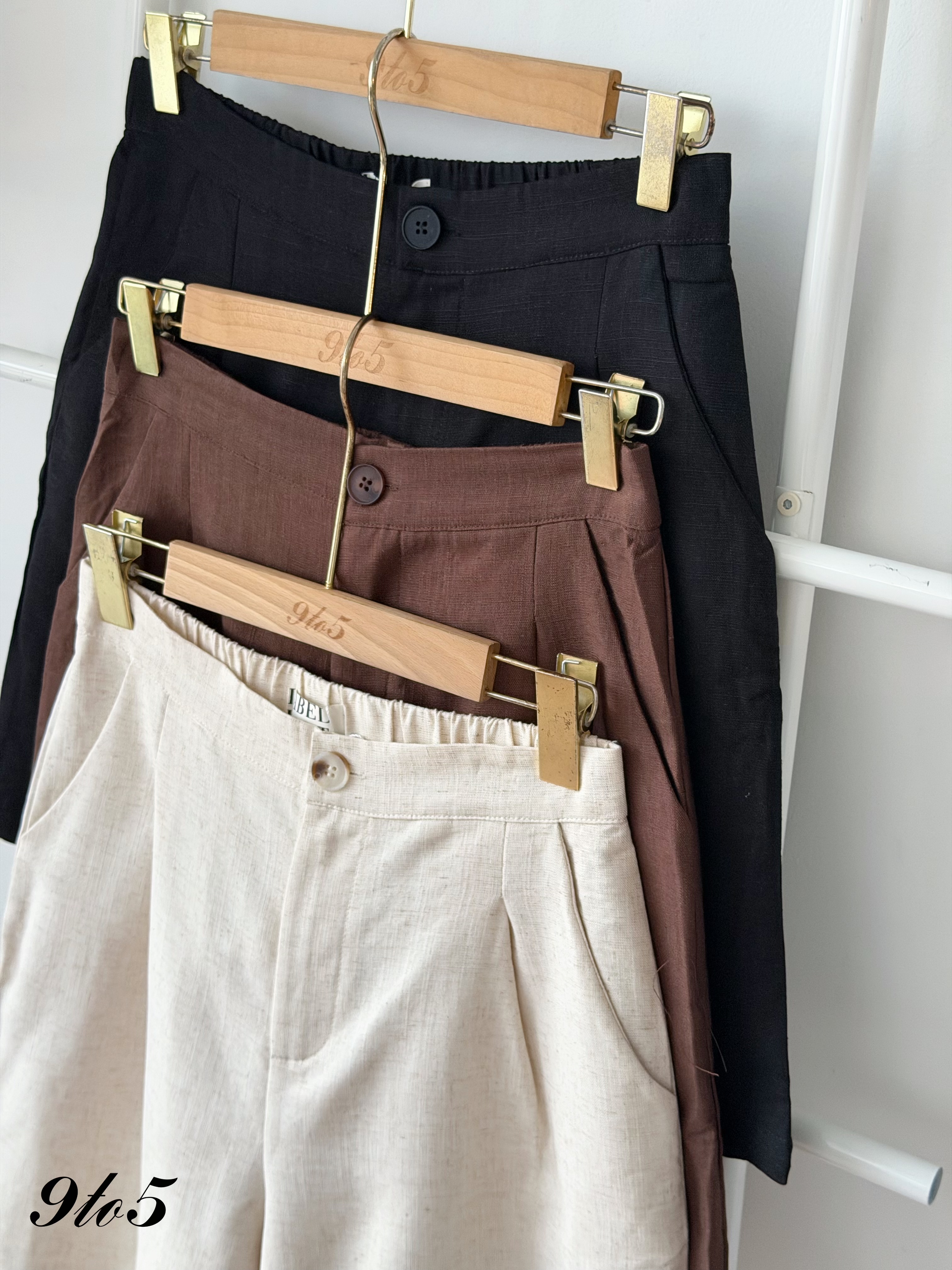 S2026 A Line Midi Pants - 3 Colors 