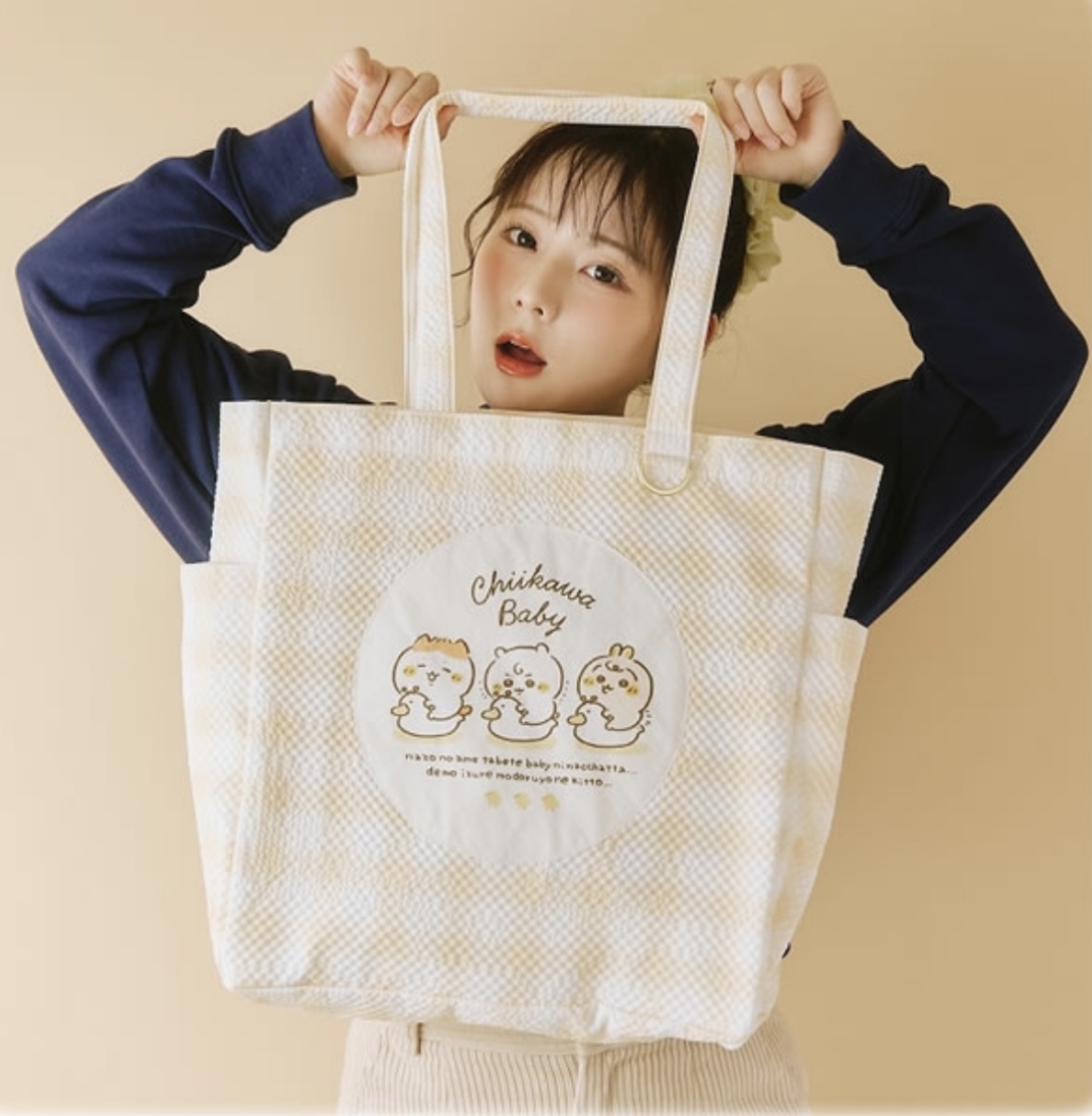 日本預訂📍Chiikawa Baby可愛BB樣系列第二彈 - 大容量Tote Bag 23/1日本開售