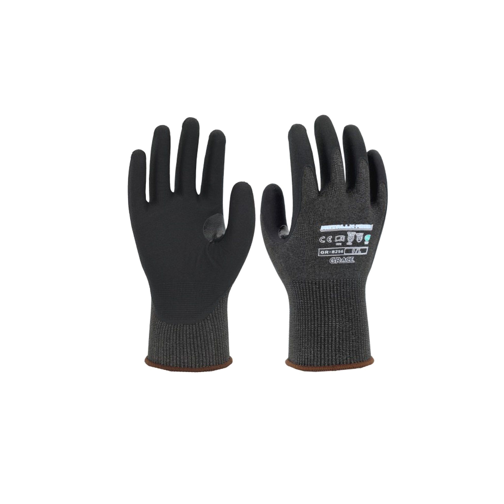 (多種尺寸) "GRACE" 格里斯 GR-8256 D級防切割手套 "GRACE" Metallic Fibre Gloves