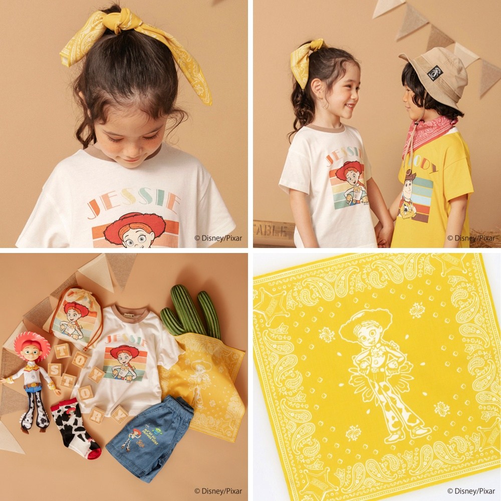 🆕【⭐訂購⭐】🌀 🇯🇵 日本直送 #ToyStory 《#玩具總動員》佩斯利花紋 頭巾/圍巾［2款選］🌀 [ELGA-0049][260809]