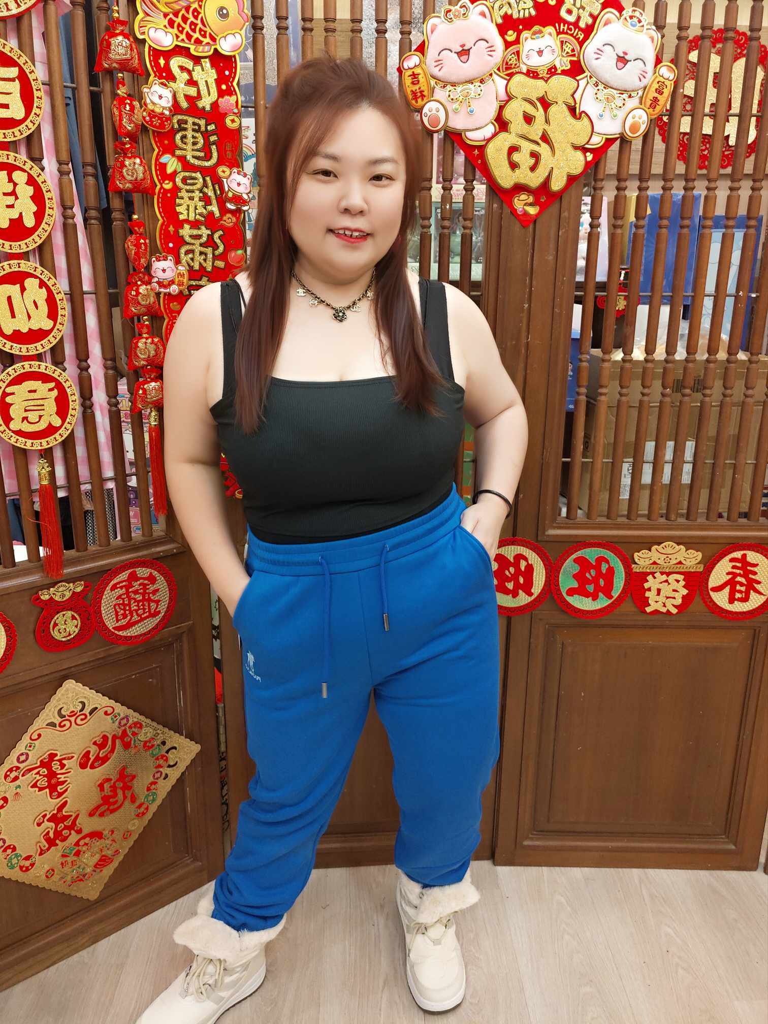 NBA03 YY0613 附短毛保暖长裤（腰围 30-40寸以内）