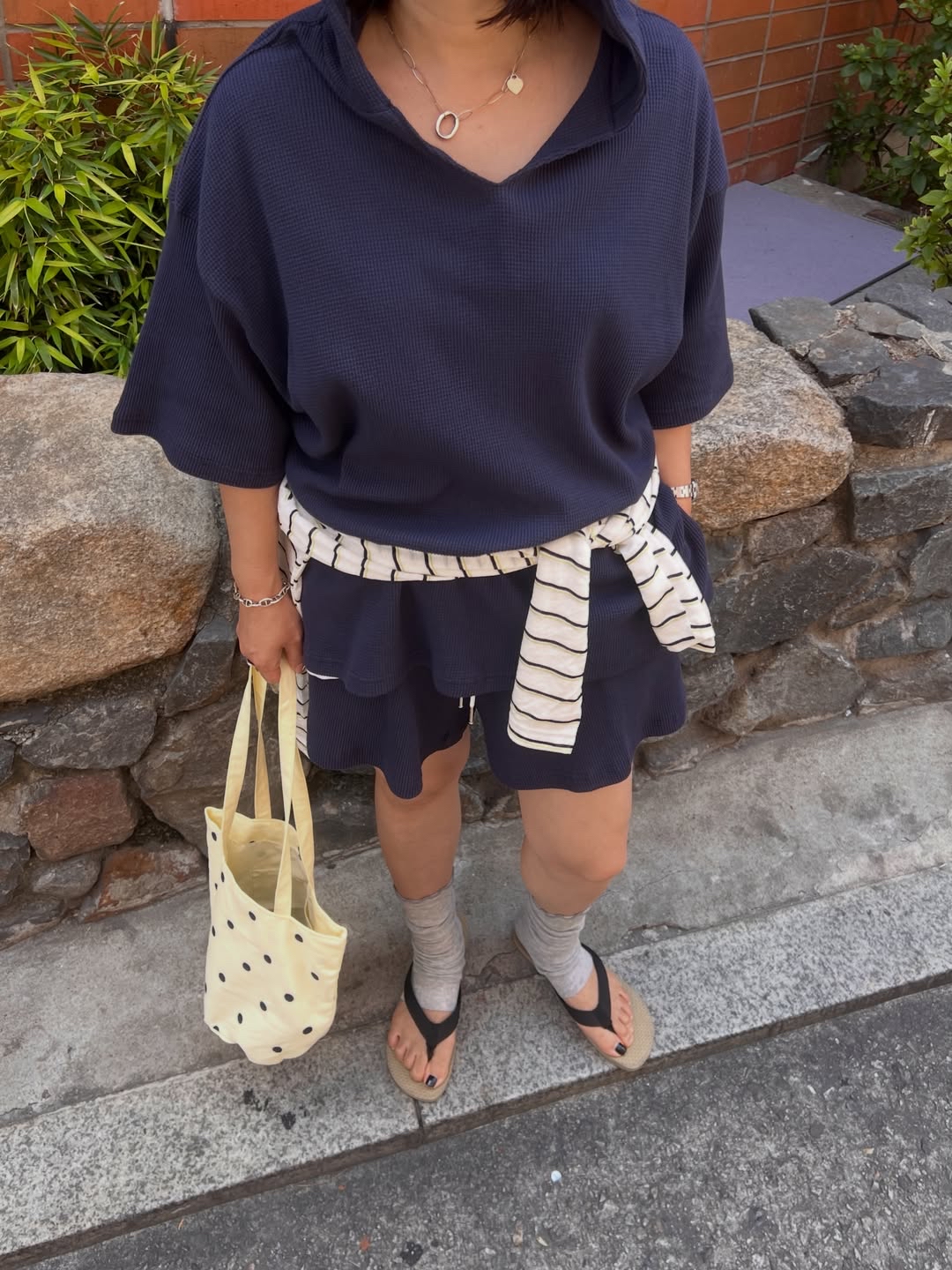東大門女裝 | Waffle hoodie SET