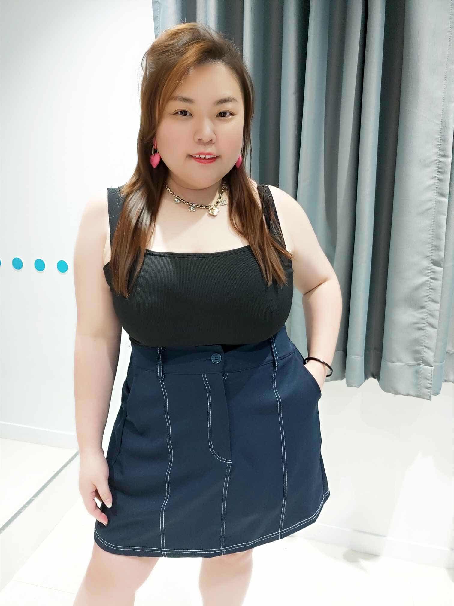 DSF18 压线设计裤裙