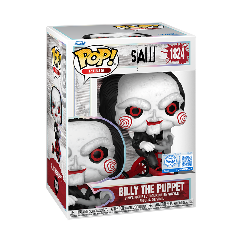 📦訂購 美國代購 Funko POP! SAW Plus Billy the Puppet Figure 恐懼鬥室 模型