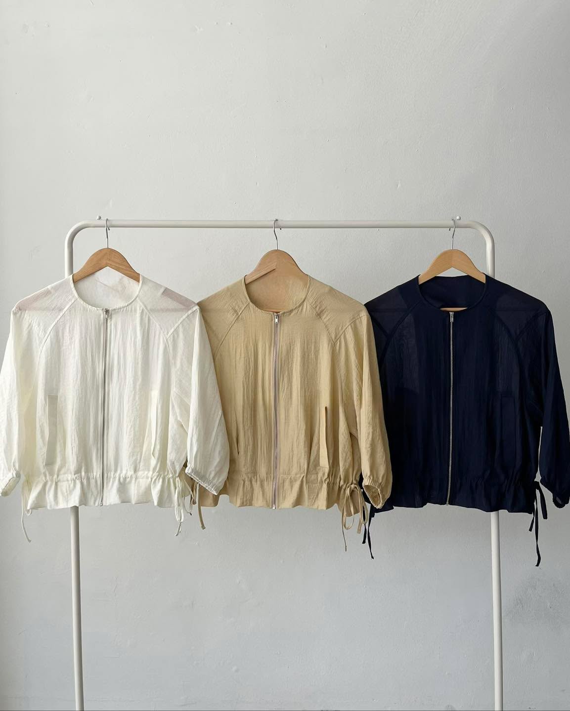 超薄中袖外套仔