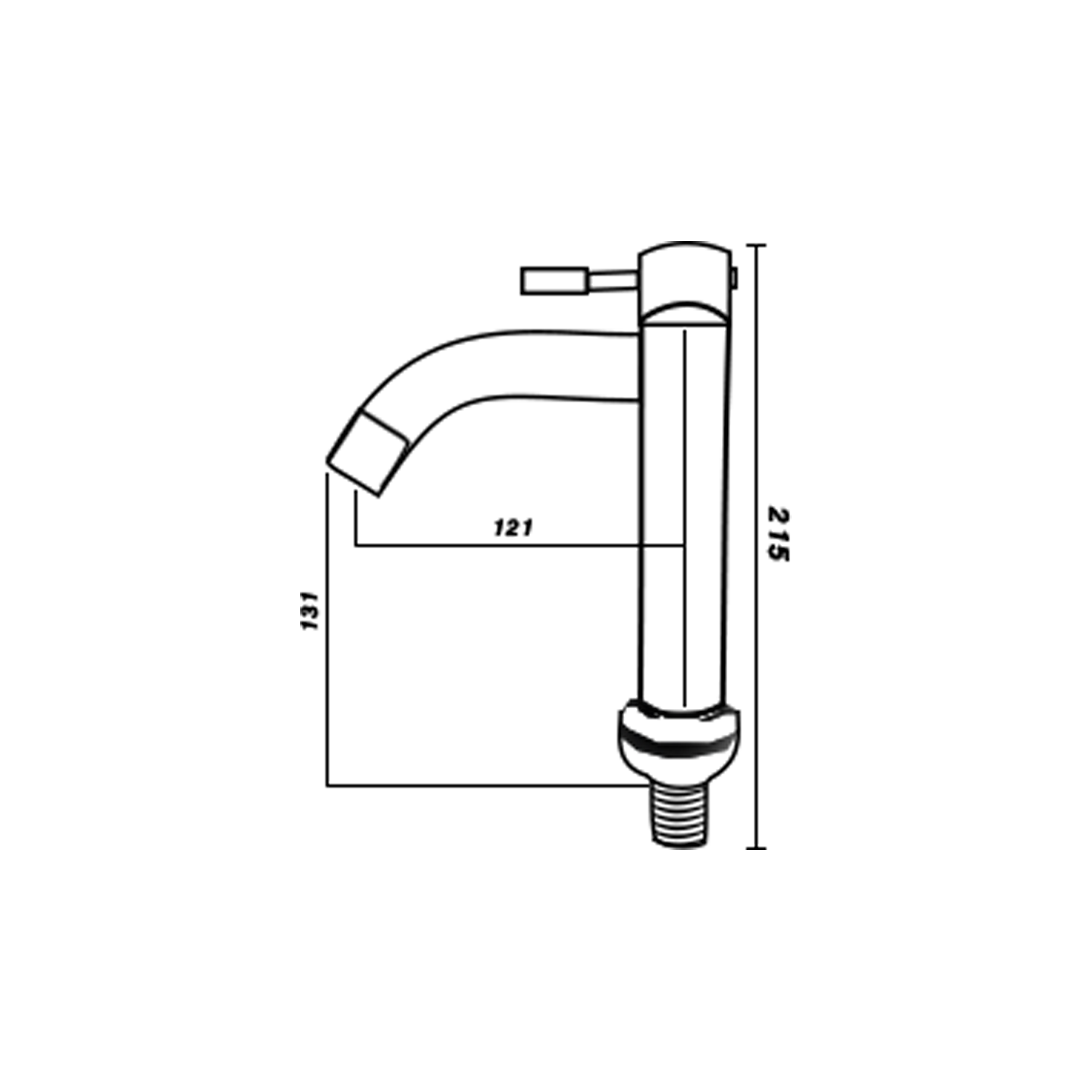 Otosani 4106# Stainless Steel Basin Pillar Tap (966-21#) OTO966-21