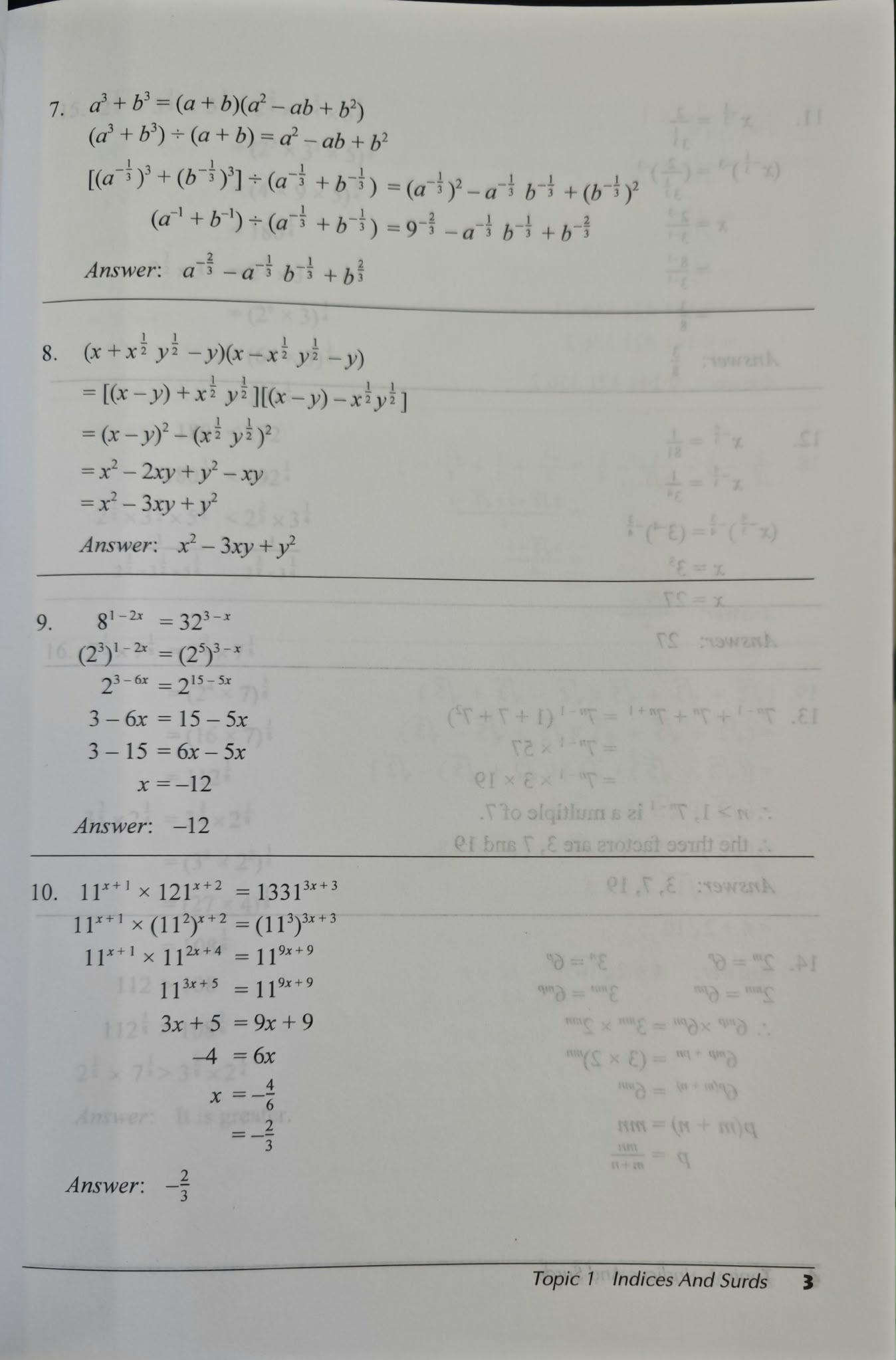 Challenging Exercises on Elementary Mathematics Secondary 2 + Solutions
