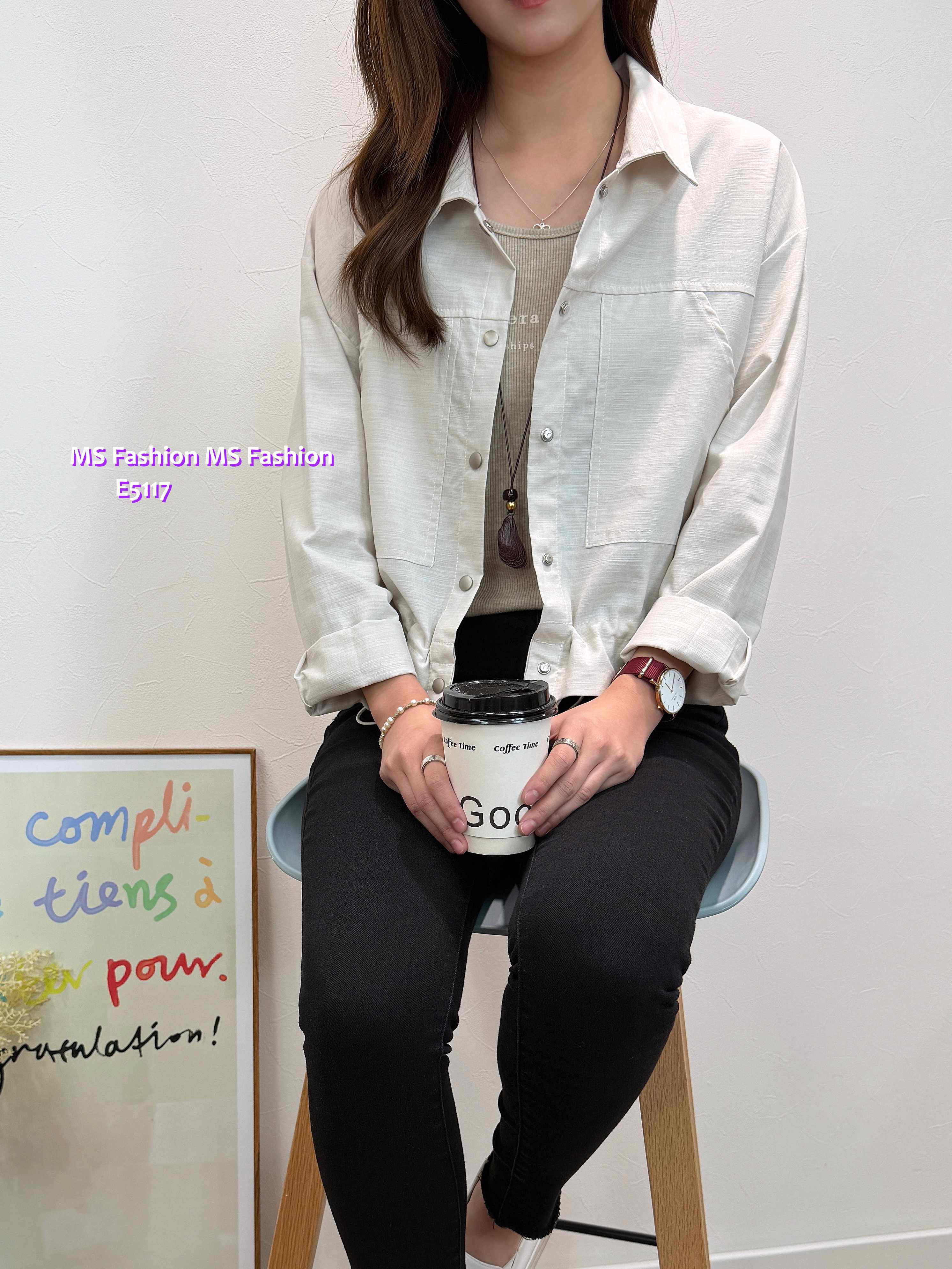 E5117 外套+背心top set
