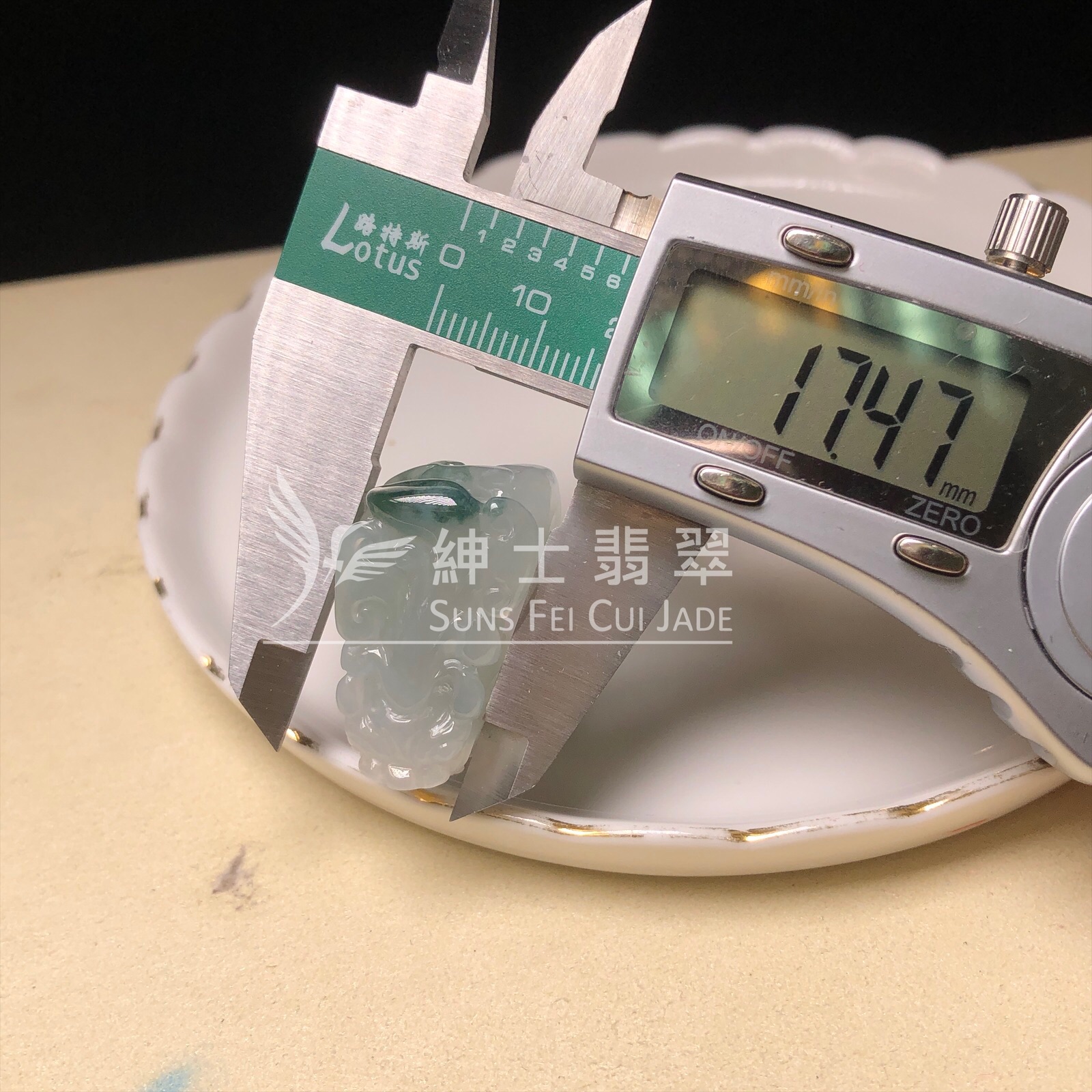 YK00442 飄藍花貔貅