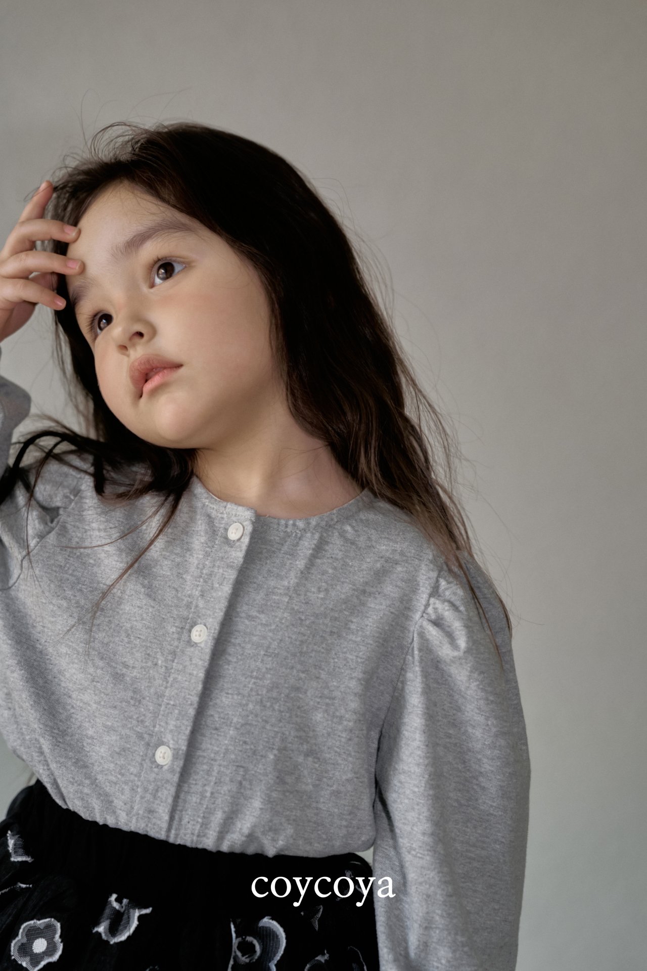 🌸預訂 韓國直送🌸🇰🇷COYCOYA兩色泡泡袖開襟襯衫