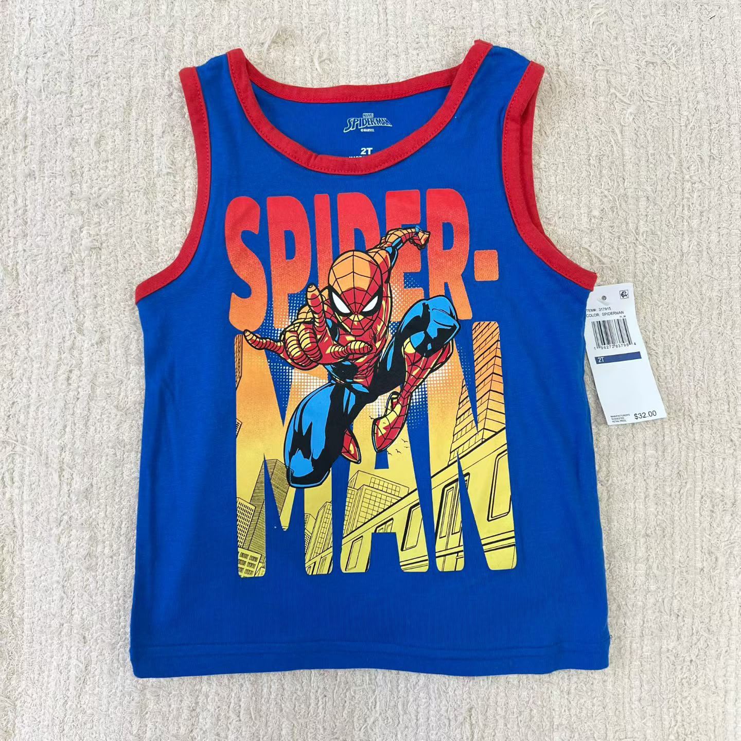 預訂款～ 歐美單～Spider-Man 背心