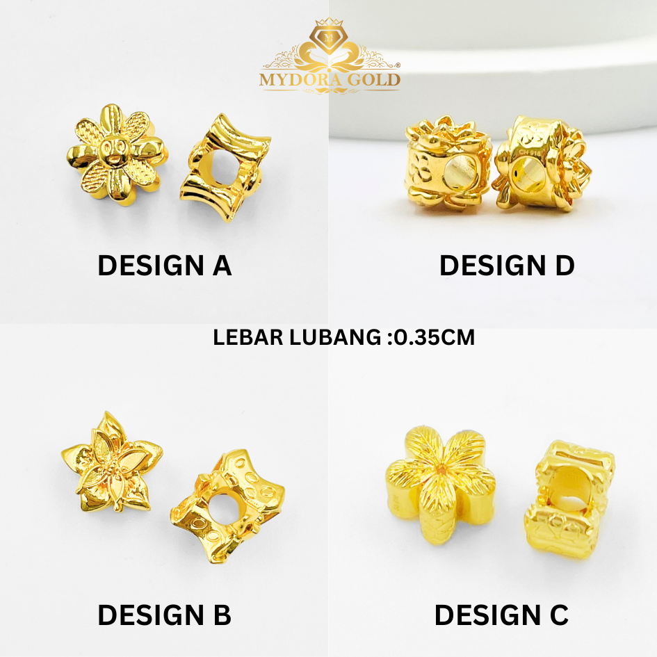 MYDORA Bead Blossom Full Gold Series (5G) | EMAS 916/22k