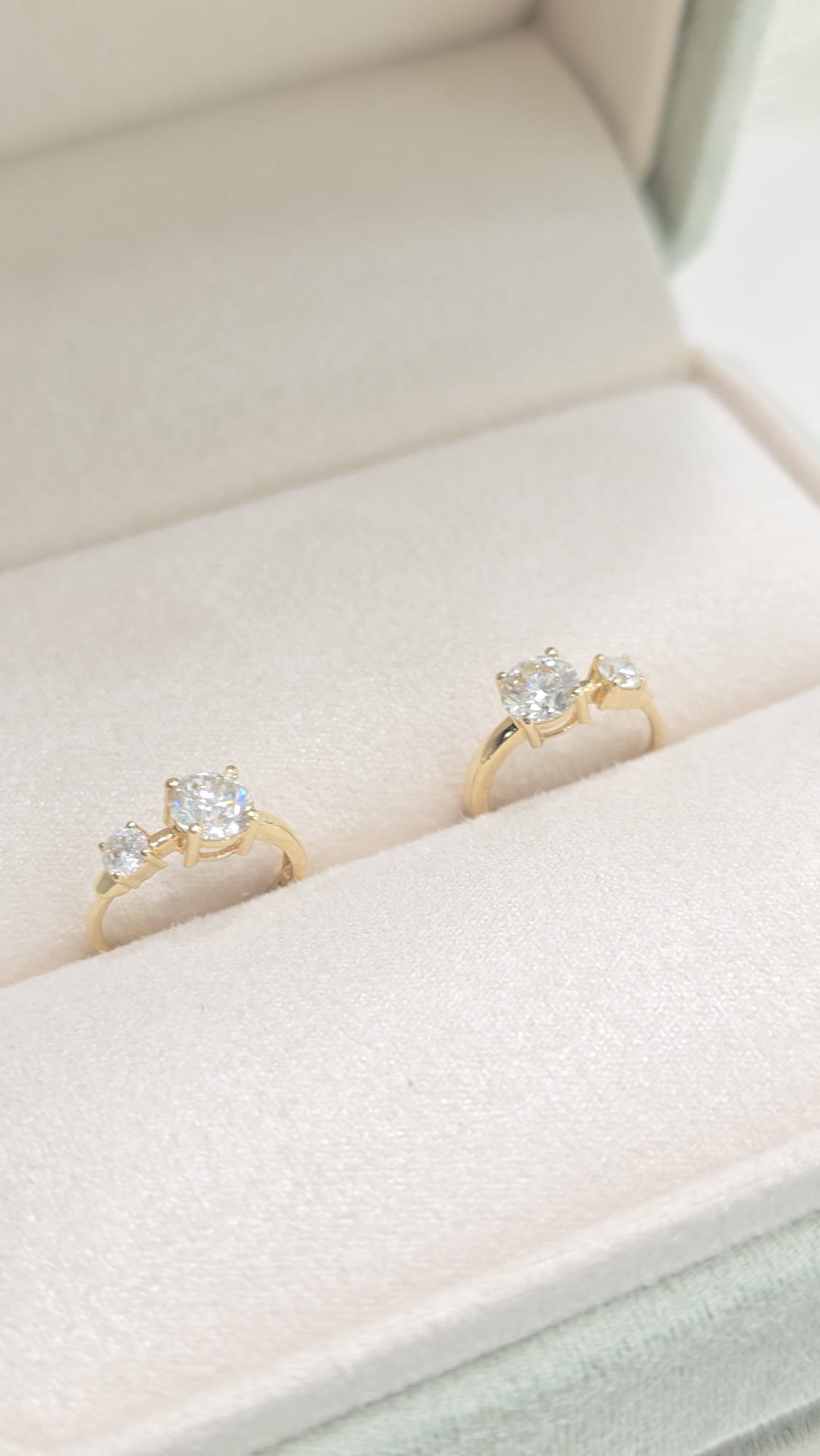 18K雙子星鑽口耳扣 d0.7ct