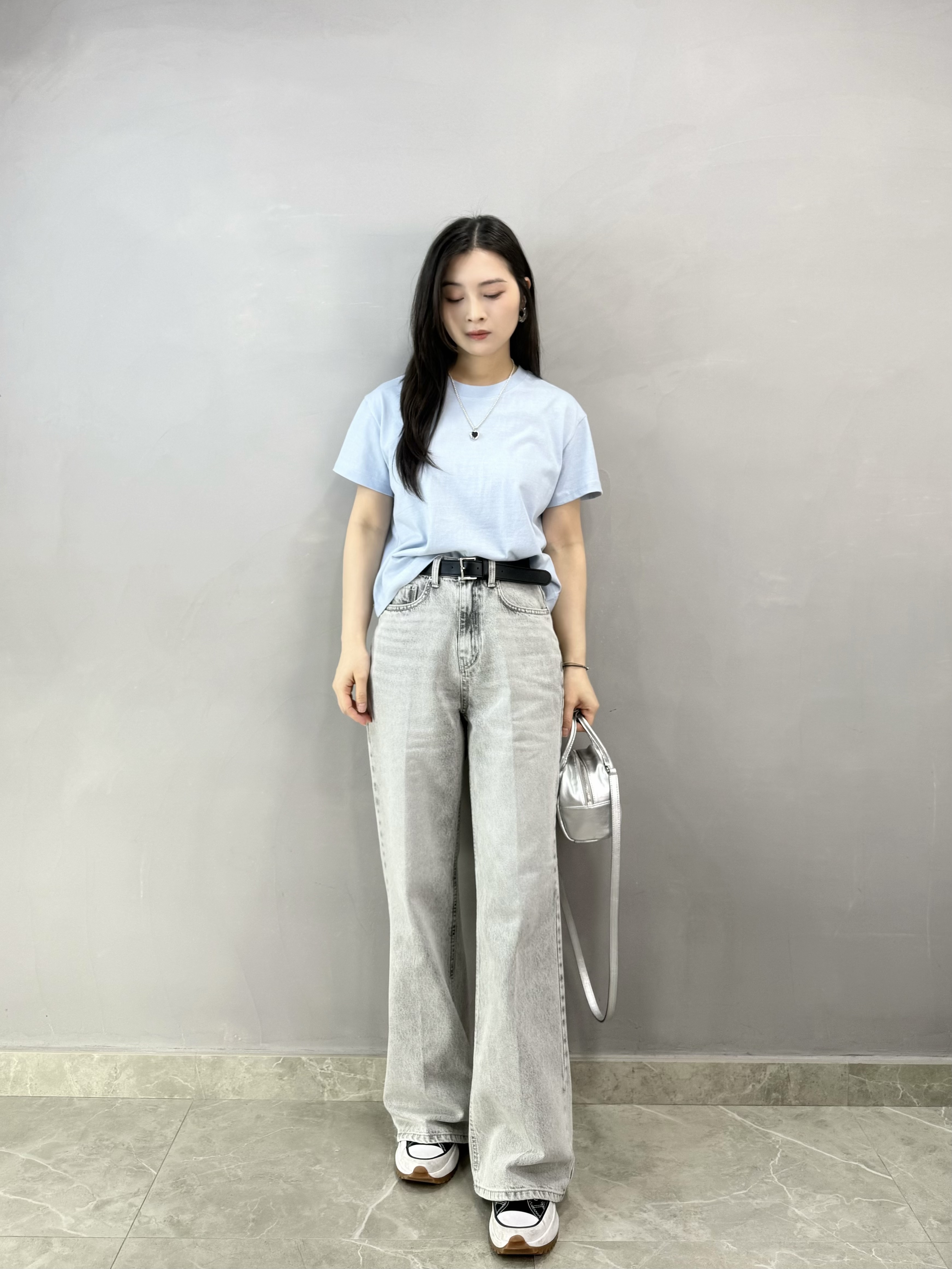 I62 淨色洗水棉Tee