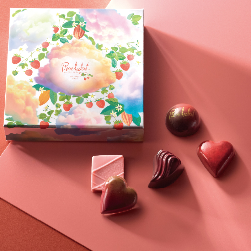 PIERRE LEDENT 草莓珠寶盒 COFFRET FRAISE (9入)